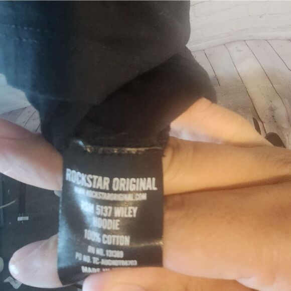 Men's Rockstar Orginal longsleeve hoodie shirt, size XXL - Picture 3 of 4